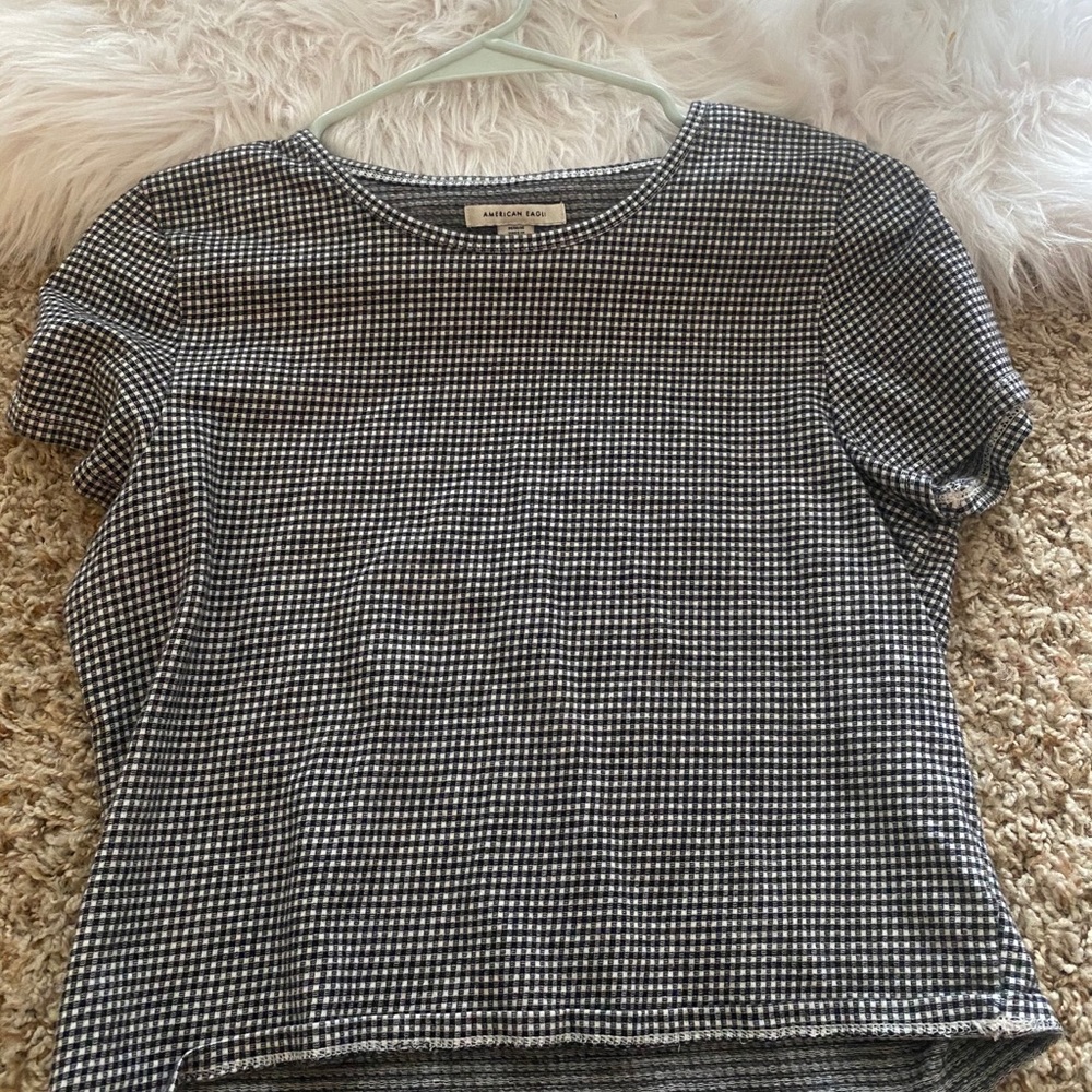 american eagle checkered shirt